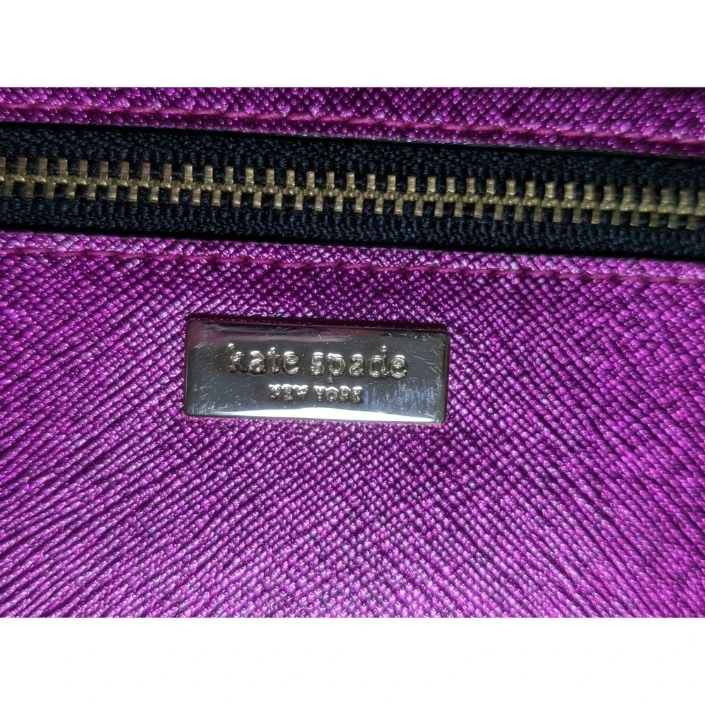 KATE SPADE New York‎ Metallic Bajarose PINK Wristlet Tinie Laurel Way NEW